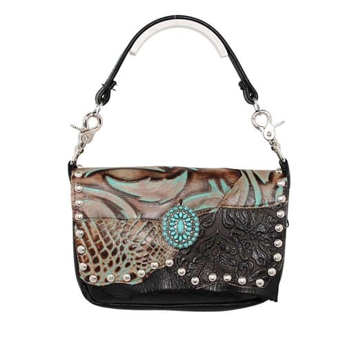 xl concealed carry hip bag shown with handbag strap