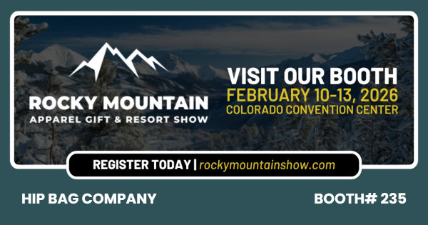 hip bag co at rocky mtn gift show invitation